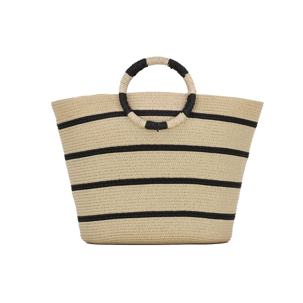 Straw Handbags Straw Summer Beach Bag Large Straw Tote Bags Rattan :P